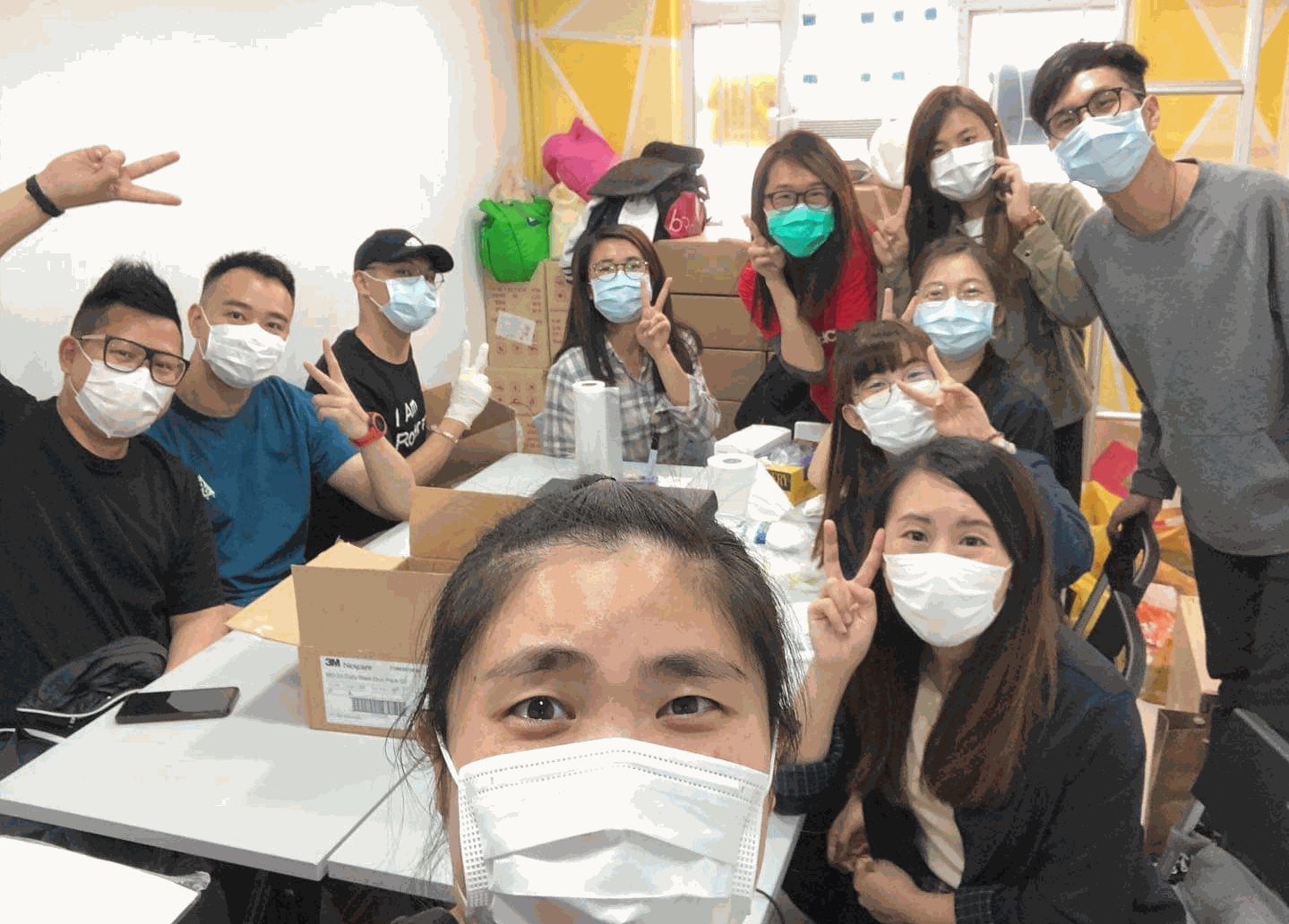 District Rotaract Service Project- Mask & Sanitary Items Sourcing for Servicing Community