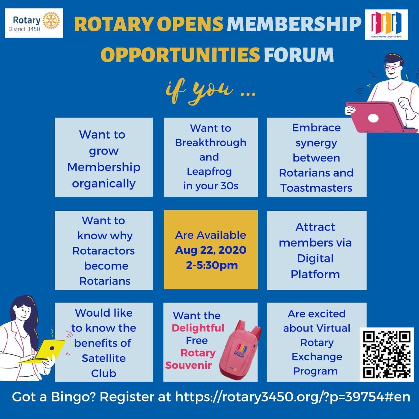 Rotary Opens Membership Opportunities Forum
